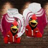 Arizona Cardinals Football Mascot 3D All Over Print Zip Up Hoodie Personalized Option Available Arizona Cardinals Football Mascot 3D All Over Print Zip up Hoodie Personalized option available 1