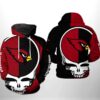 Arizona Cardinals Grateful Dead 3D All Over Print Zip Up Hoodie Unique Gift Arizona Cardinals Grateful Dead 3D All Over Print Zip up Hoodie Unique Gift 1