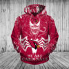 Arizona Cardinals Hoodies 3D Venom Pullover Hoodies Gifts for Fans Arizona Cardinals Hoodies 3D Venom Pullover Hoodies Gifts for Fans 1