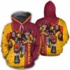 Arizona Cardinals Hoodies Mascot 3D Ultra Cool Gifts for Fans 1