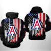 Arizona Wildcats Ncaa Us Flag 3D All Over Print Hoodie, Zip-Up Hoodie Arizona Wildcats NCAA US FLag 3D All Over Print Hoodie Zip up Hoodie 1