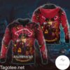 Arkansas Razorbacks Jack Skellington Halloween 3D All Over Print Zip Hoodie Gifts For NCAA Fans 1