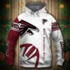 Atlanta Falcons Graphic NFL 3D All Over Print Hoodie Zip Up or Pullover 1