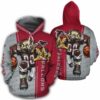 Atlanta Falcons Mens Hoodies Mascot 3D Ultra Cool Gifts for Fans 1
