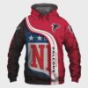 Atlanta Falcons Nfl Skull 3D All Over Print Zip Up Hoodie Option Atlanta Falcons NFL Skull 3D All Over Print Zip up Hoodie Option 1
