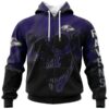 Atlanta Falcons Skull Hoodies Custom Name & Number Gifts for Fans Atlanta Falcons Skull Hoodies Custom Name Number Gifts for Fans 1