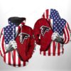 Atlanta Falcons Unisex NFL 3D All Over Print Hoodie Zip Up or Pullover 1