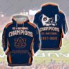 Auburn Tigers Nfl Football Anniversary 3D All Over Print Zip Up Hoodie Option Auburn Tigers NFL Football Anniversary 3D All Over Print Zip up Hoodie Option 1