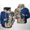 BYU Cougars NCAA Camo Veteran Hunting 3D All Over Print Hoodie Zip up Hoodie 1