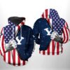 BYU Cougars NCAA US Flag 3D All Over Print Hoodie Zip up Hoodie 1