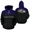 Baltimore Ravens Football Maori Tattoo Black Blue 3D All Over Print Zip Hoodie Gifts For Ncaa Fans Baltimore Ravens Football Maori Tattoo Black Blue 3D All Over Print Zip Hoodie Gifts For NCAA Fans 1