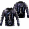 Baltimore Ravens Skull Hoodies Background Smoke Gifts for Fans 1