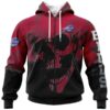 Baltimore Ravens Skull Hoodies Custom Name & Number Gifts for Fans Baltimore Ravens Skull Hoodies Custom Name Number Gifts for Fans 1