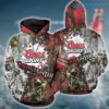 Budweiser Hoodie 3D Bow Hunter Gift For Beer Lovers 0