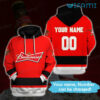 Budweiser Hoodie 3D Custom Name Number Beer Lovers Gift Budweiser Hoodie 3D Custom Name Number Beer Lovers Gift 0