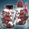 Budweiser Hoodie 3D Moose Hunting Gift For Beer Lovers Budweiser Hoodie 3D Moose Hunting Gift For Beer Lovers 0
