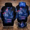 Buffalo Bills Nfl 3D Printed Pull Over Hoodie With Zip Up Option Buffalo Bills NFL 3D Printed Pull Over Hoodie with Zip Up Option 1