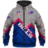 Buffalo Bills Nfl Rugby Team 3D All Over Print Hoodie With Zip Up Option Buffalo Bills NFL Rugby Team 3D All Over Print Hoodie with Zip up Option 1