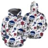 Buffalo Bills Santa 3D All Over Print Hoodie with Zip up Option Show Your Team Spirit During Christmas Party 1