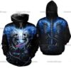 Buffalo Bills Skull 3D All Over Print Hoodie With Zip Up Option Show Your Team Spirit Buffalo Bills Skull 3D All Over Print Hoodie with Zip up Option Show Your Team Spirit 1