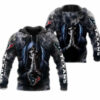 Buffalo Bills Skull Hoodie Background Smoke Gifts for Fans 1