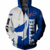 Buffalo Bills Zip Up Hoodie Skull Printed Gifts for Fans Buffalo Bills Zip Up Hoodie Skull Printed Gifts for Fans 1