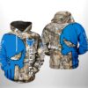 Buffalo Bulls NCAA Camo Veteran Hunting 3D All Over Print Hoodie Zip up Hoodie 1