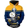 Buffalo Sabres Hoodie Mascot 3D Printed Gifts for Fans 1