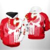 Calgary Flames NHL Team Skull 3D All Over Print Hoodie with Zip up Option Show Your Team Spirit 1