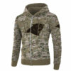 Carolina Panthers Camo Hoodie 3D Printed Gifts for Fans Carolina Panthers Camo Hoodie 3D Printed Gifts for Fans 1
