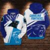Carolina Panthers Football Blue White 3D All Over Print Zip Up Hoodie Carolina Panthers Football Blue White 3D All Over Print Zip Up Hoodie 1