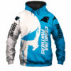 Carolina Panthers Hoodies Skull Printed Gifts for Fans 1