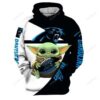 Carolina Panthers Nfl Baby Yoda Star Wars 3D All Over Print Hoodie With Zip Up Option Show Your Team Spirit Carolina Panthers NFL Baby Yoda Star Wars 3D All Over Print Hoodie with Zip up Option Show Your Team Spirit 1