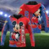 Cartoon Character Mickey Hoodie Ncaa Kansas Jayhawks 3D All Over Print Hoodie Cartoon Character Mickey Hoodie NCAA Kansas Jayhawks 3D All Over Print Hoodie 1
