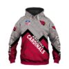 Cheap Arizona Cardinals 3D All Over Print Zip Up Hoodie 1