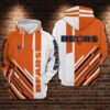 Chicago Bears Football 3D All Over Print Zip Up Hoodie 1