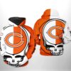 Chicago Bears Grateful Dead 3D All Over Print Zip Up Hoodie 1