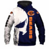 Chicago Bears Hoodies Skull Printed Gifts for Fans 1