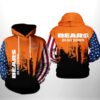 Chicago Bears NFL 3D All Over Print Hoodie 1