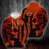 Chicago Bears Skull 3D All Over Print Zip Up Hoodie Options 1