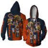 Chicago Bears Zip Up Hoodies Mascot 3D Ultra Cool Gifts for Fans 1