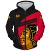 Chicago Blackhawks Autism Awareness Custom Name Number 3D All Over Print Zip Up Hoodie 1