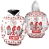 Christmas Gnomes Kansas City Chiefs 3D All Over Print Zip Up Hoodie 1