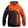 Cincinnati Bengals 3D All Over Print Zip Up Hoodie 1