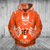 Cincinnati Bengals Hoodies 3D Venom Pullover Hoodies Gifts for Fans Cincinnati Bengals Hoodies 3D Venom Pullover Hoodies Gifts for Fans 1