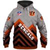 Cincinnati Bengals Nfl 3D All Over Print Zip Up Hoodie Cincinnati Bengals NFL 3D All Over Print Zip Up Hoodie 1