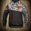 Cincinnati Bengals NFL Football 3D All Over Print Zip Up Hoodie 1