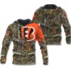 Cincinnati Bengals Realtree Camo 3D Hoodie Zip Hoodie NFL 3D All Over Print Hoodie Zip Hoodie 1