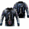 Cincinnati Bengals Skull Hoodies Background Smoke Gifts for Fans Cincinnati Bengals Skull Hoodies Background Smoke Gifts for Fans 1