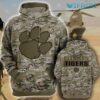 Clemson Tigers Hoodie 3D Army Camo Clemson Gift Clemson Tigers Hoodie 3D Army Camo Clemson Gift 0